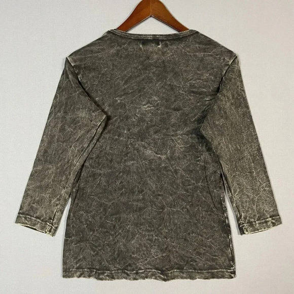 Rising International Top Size Medium M Boho Embroidered 3D Art To Wear Patchwork - Picture 10 of 16